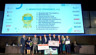 Čtyři nemocnice AGELu jsou mezi deseti nejlepšími v České republice